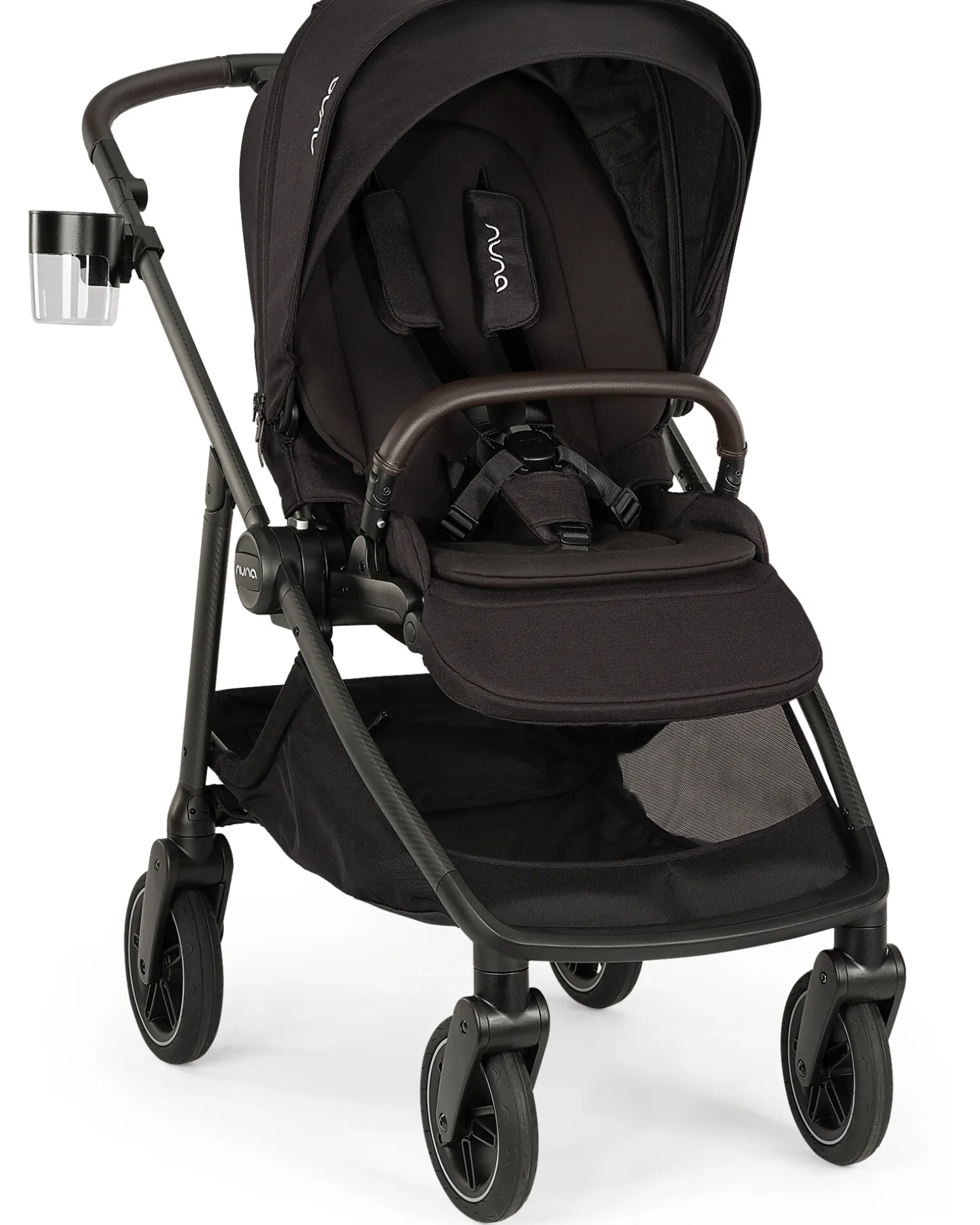Passeggino Nuna Swiv - Caviar - con Telaio in Alluminio