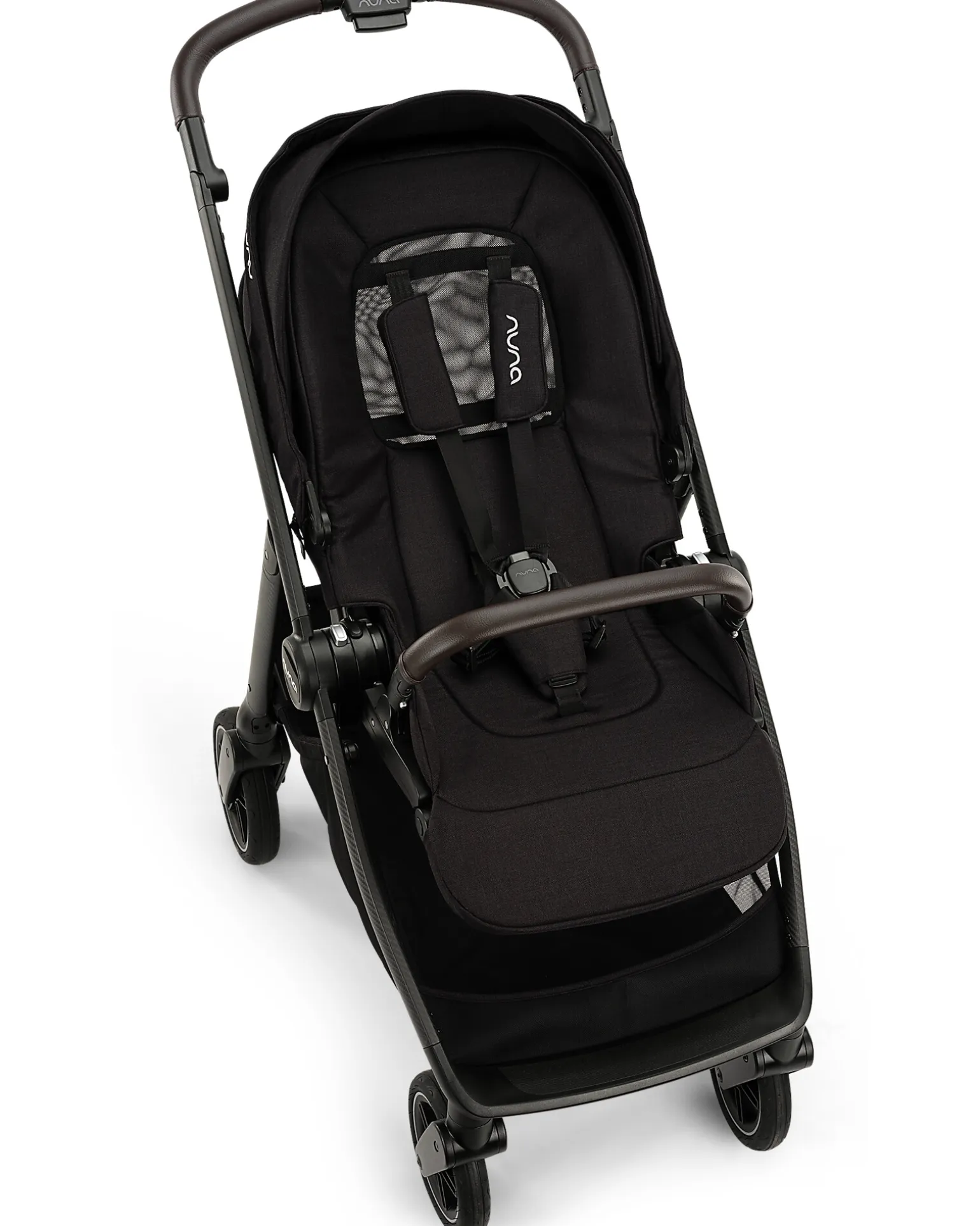 Passeggino Nuna Swiv - Caviar - con Telaio in Alluminio