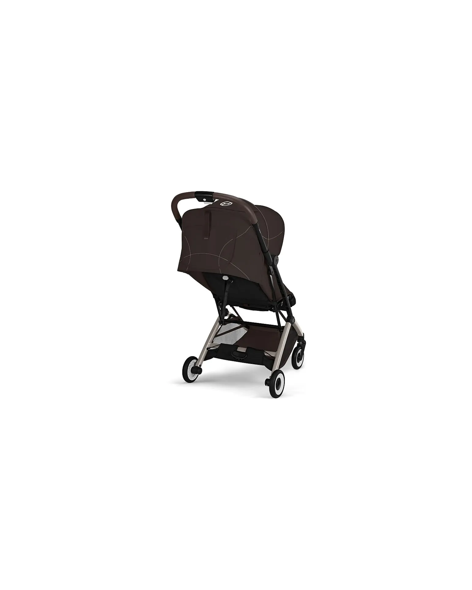 Passeggino Orfeo - Chocolate Brown - Telaio Taupe