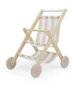 Passeggino per Bambole in Legno - Bianco e Rosa - 18+ m