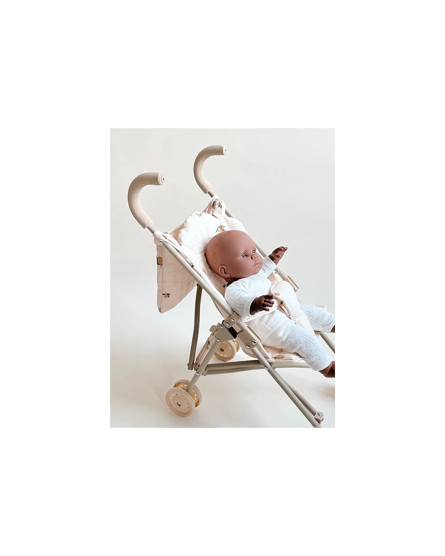 Passeggino per Bambole - Lemon - con Cover 100% Cotone Bio