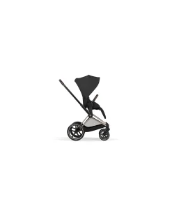 Passeggino Priam Duo Comfort - Telaio Rosegold + Seduta e Navicella Richiudibile Sepia Black