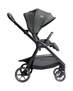 Passeggino Valora 4 in 1 - Ebony - Compatto, Reversibile con Parapioggia e Adattatori - dalla Nascita fino a 22 kg