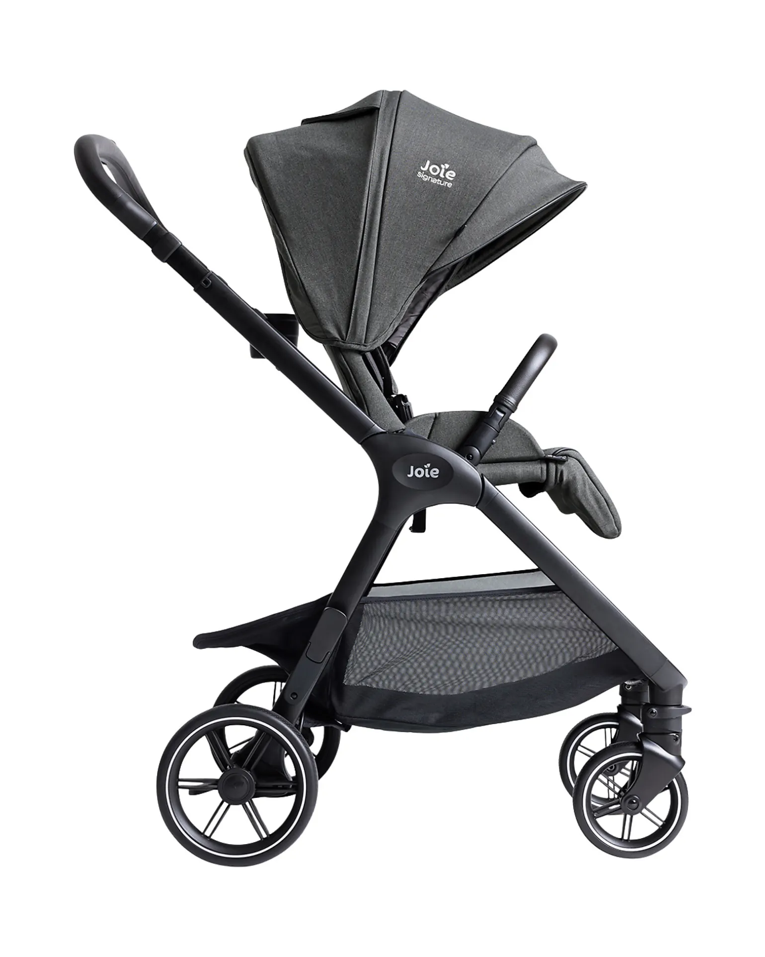 Passeggino Valora 4 in 1 - Ebony - Compatto, Reversibile con Parapioggia e Adattatori - dalla Nascita fino a 22 kg