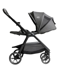 Passeggino Valora 4 in 1 - Ebony - Compatto, Reversibile con Parapioggia e Adattatori - dalla Nascita fino a 22 kg