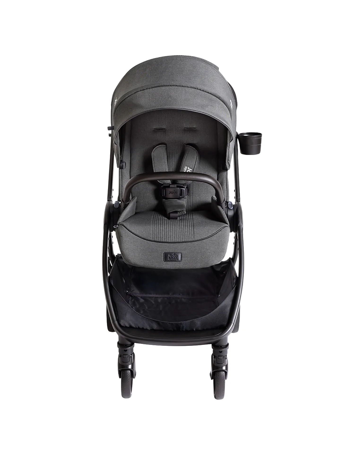 Passeggino Valora 4 in 1 - Ebony - Compatto, Reversibile con Parapioggia e Adattatori - dalla Nascita fino a 22 kg