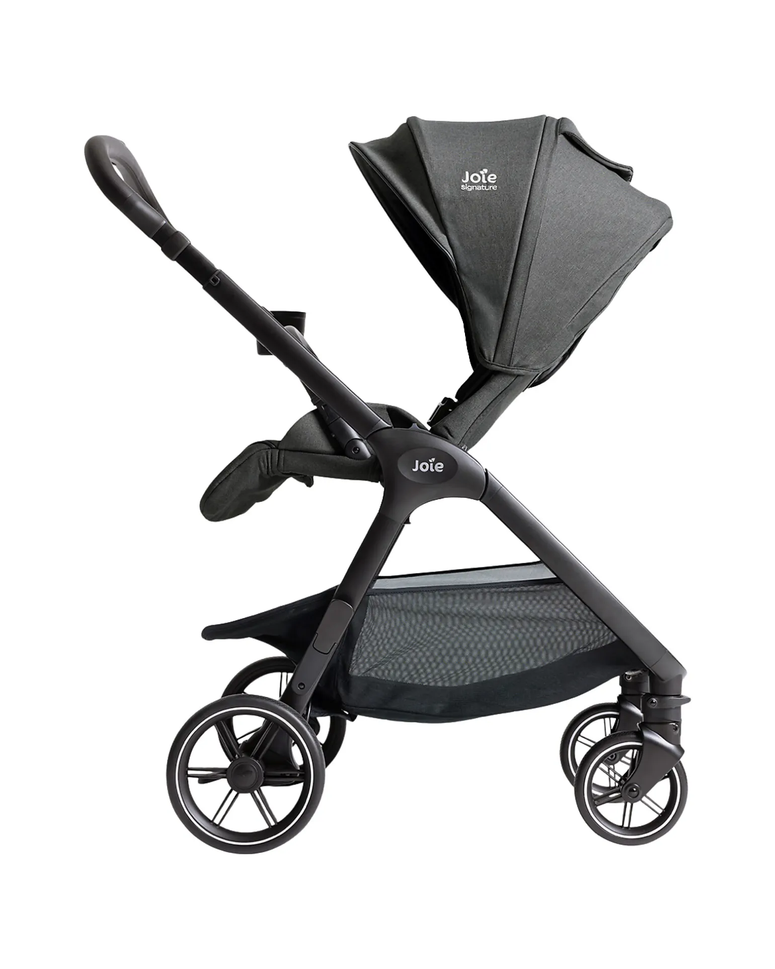 Passeggino Valora 4 in 1 - Ebony - Compatto, Reversibile con Parapioggia e Adattatori - dalla Nascita fino a 22 kg