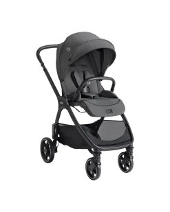 Passeggino Valora 4 in 1 - Ebony - Compatto, Reversibile con Parapioggia e Adattatori - dalla Nascita fino a 22 kg