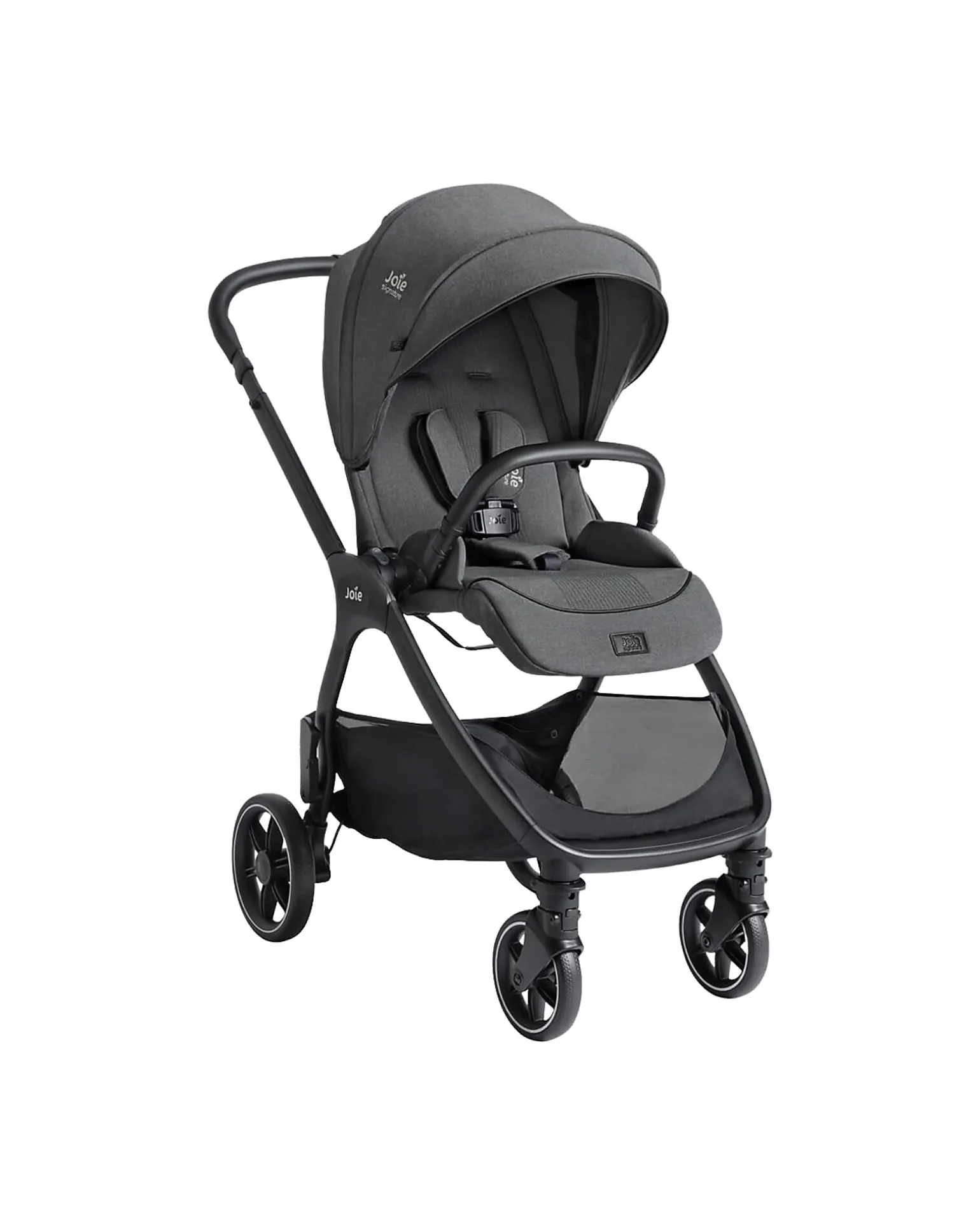 Passeggino Valora 4 in 1 - Ebony - Compatto, Reversibile con Parapioggia e Adattatori - dalla Nascita fino a 22 kg