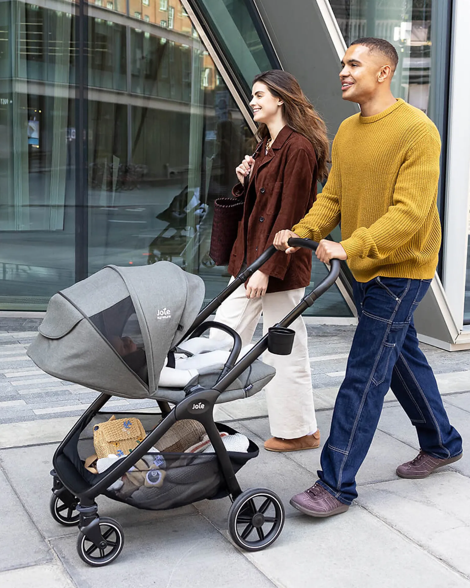 Passeggino Valora 4 in 1 - Evergreen - Compatto, Reversibile con Parapioggia e Adattatori - dalla Nascita fino a 22 kg