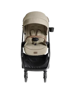 Passeggino Valora 4 in 1 - Sandstone - Compatto, Reversibile con Parapioggia e Adattatori - dalla Nascita fino a 22 kg
