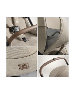 Passeggino Valora 4 in 1 - Sandstone - Compatto, Reversibile con Parapioggia e Adattatori - dalla Nascita fino a 22 kg