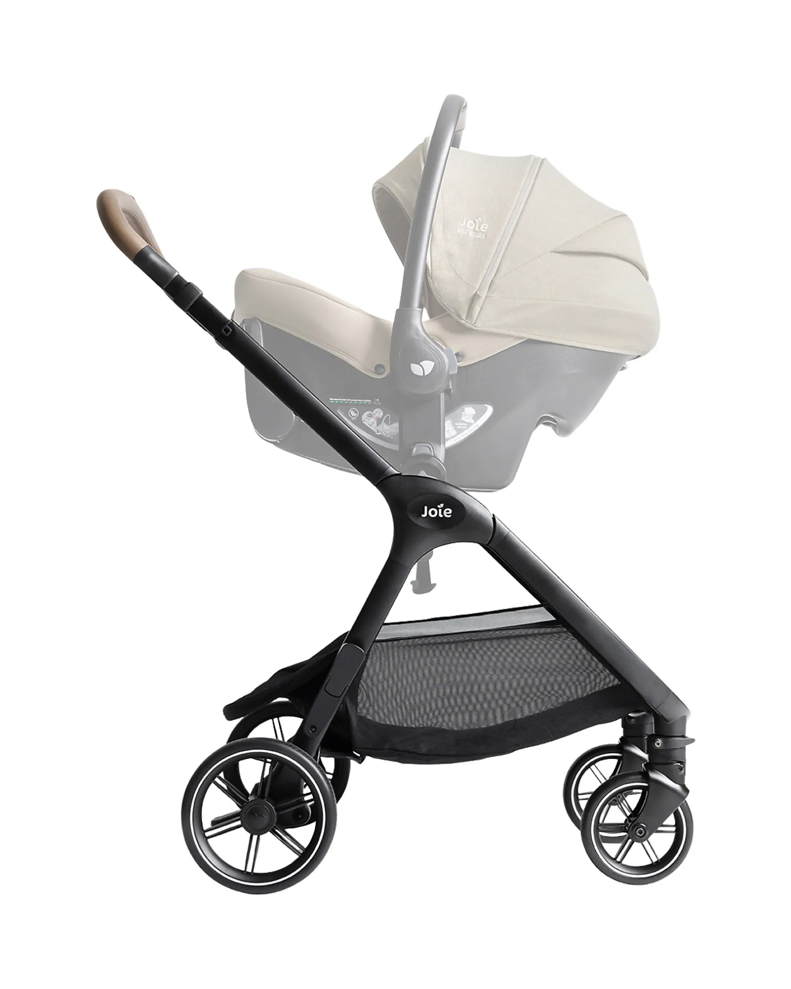 Passeggino Valora 4 in 1 - Sandstone - Compatto, Reversibile con Parapioggia e Adattatori - dalla Nascita fino a 22 kg
