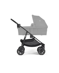 Passeggino Versadrift 4 in 1 con Ruote a 360° - Nero – Reversibile, dalla Nascita fino a 22 kg