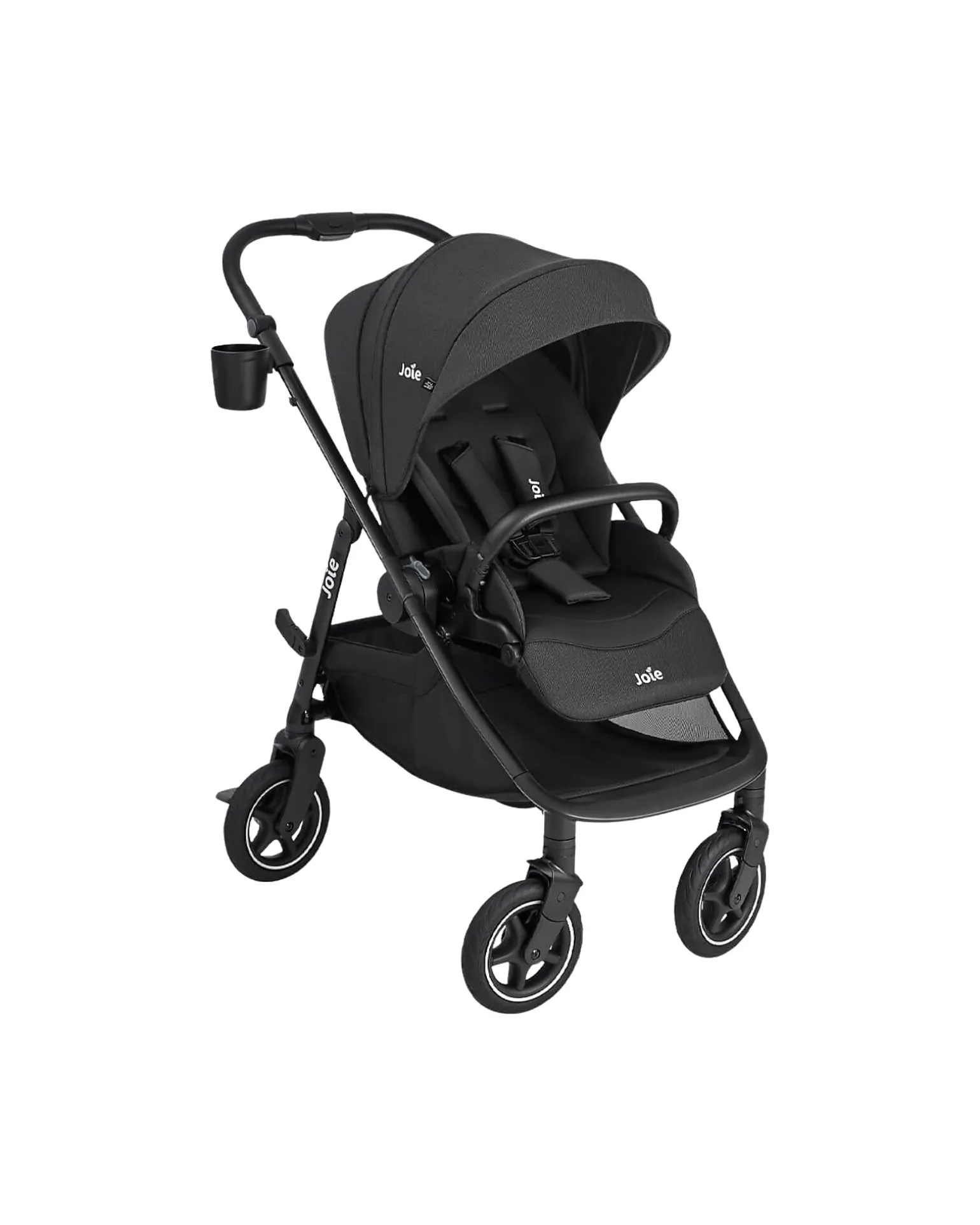 Passeggino Versadrift 4 in 1 con Ruote a 360° - Nero – Reversibile, dalla Nascita fino a 22 kg