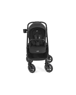 Passeggino Versadrift 4 in 1 con Ruote a 360° - Nero – Reversibile, dalla Nascita fino a 22 kg