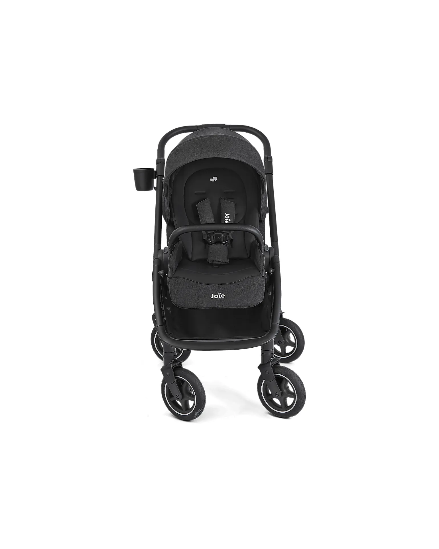 Passeggino Versadrift 4 in 1 con Ruote a 360° - Nero – Reversibile, dalla Nascita fino a 22 kg