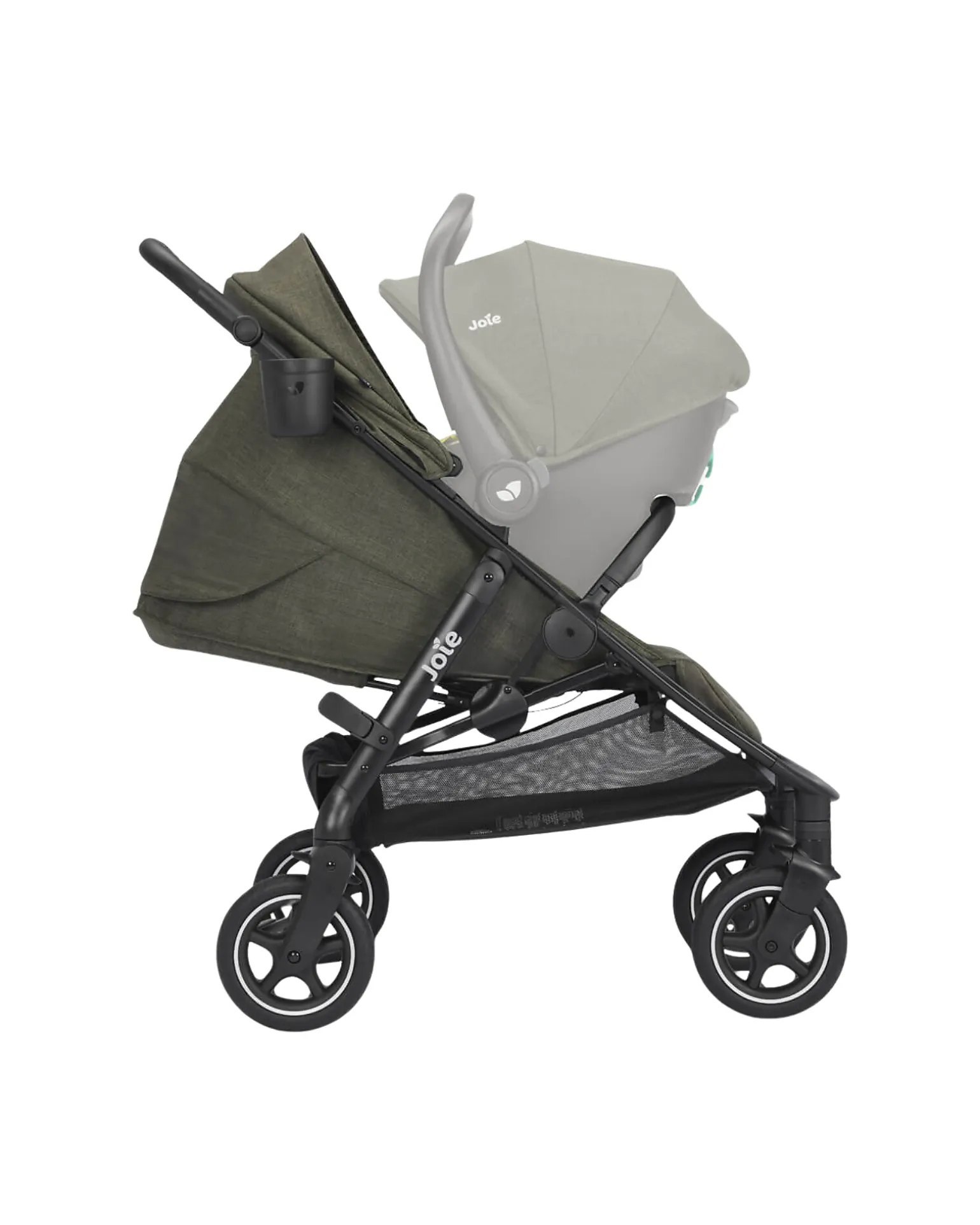 Passeggino Versadrift 4 in 1 con Ruote a 360° - Verde – Reversibile, dalla Nascita fino a 22 kg