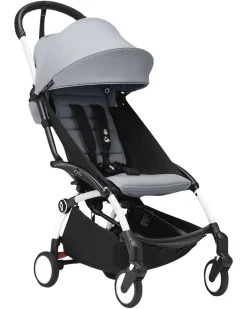 Passeggino YOYO3 Telaio Bianco e Seduta Stone - Dai 6 Mesi