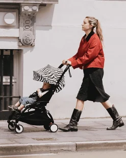 Passeggino YOYO3 Telaio Bianco e Seduta Zebra - Dai 6 Mesi