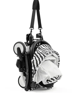 Passeggino YOYO3 Telaio Bianco e Seduta Zebra - Dai 6 Mesi