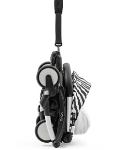Passeggino YOYO3 Telaio Bianco e Seduta Zebra - Dai 6 Mesi