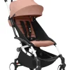 Passeggino YOYO3 Telaio Bianco e Seduta Ginger - Dai 6 Mesi