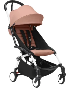 Passeggino YOYO3 Telaio Bianco e Seduta Ginger - Dai 6 Mesi