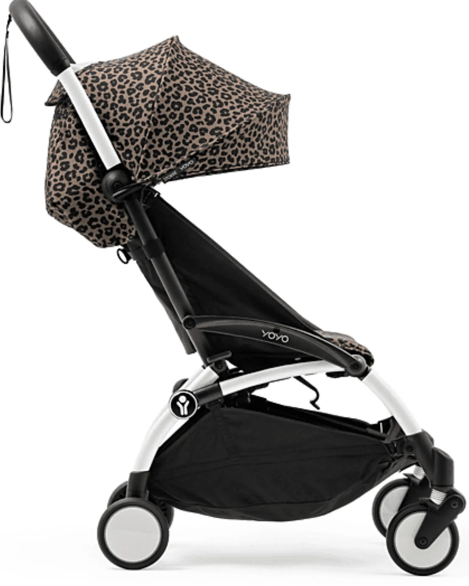 Passeggino YOYO3 Telaio Bianco e Seduta Leopard - Dai 6 Mesi