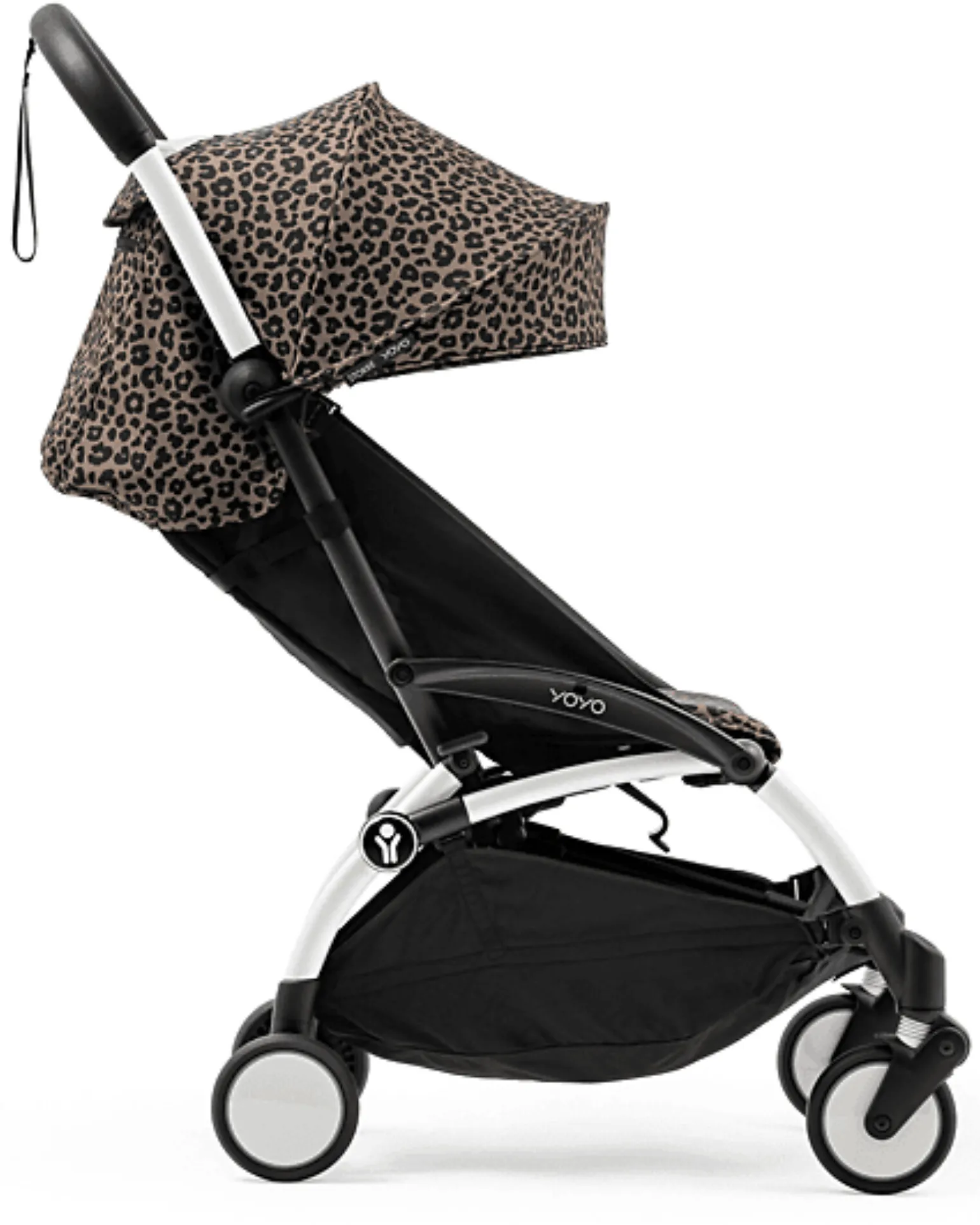 Passeggino YOYO3 Telaio Bianco e Seduta Leopard - Dai 6 Mesi