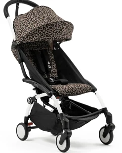 Passeggino YOYO3 Telaio Bianco e Seduta Leopard - Dai 6 Mesi
