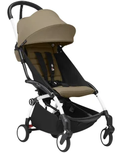 Passeggino YOYO3 Telaio Bianco e Seduta Toffee - Dai 6 Mesi
