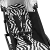 Passeggino YOYO3 Telaio Nero e Seduta Zebra - Dai 6 Mesi