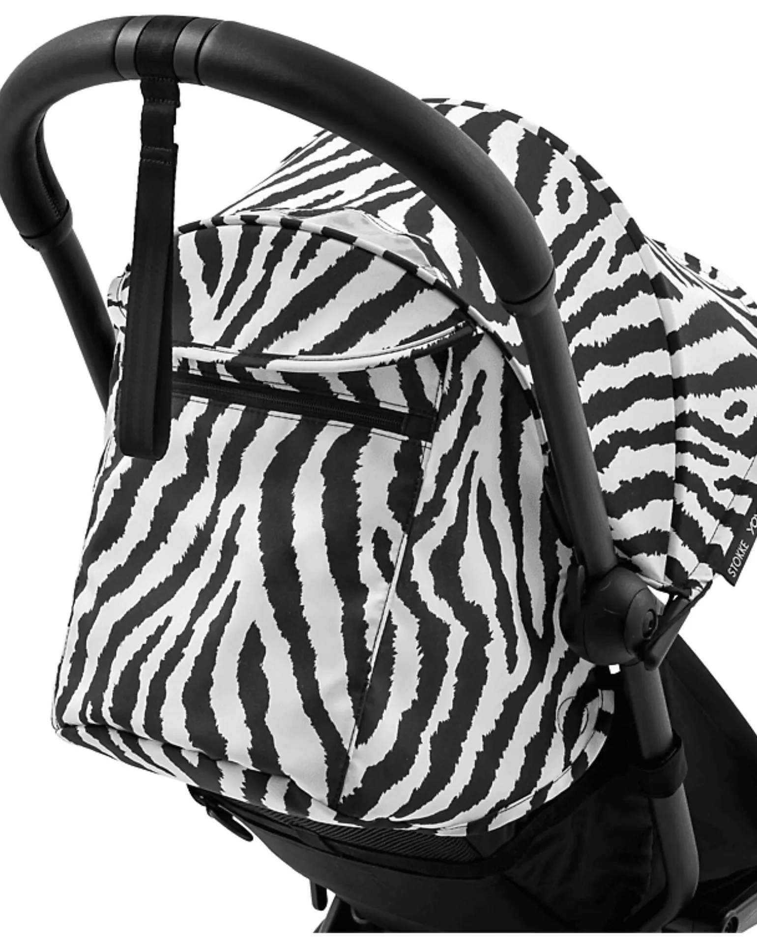 Passeggino YOYO3 Telaio Nero e Seduta Zebra - Dai 6 Mesi