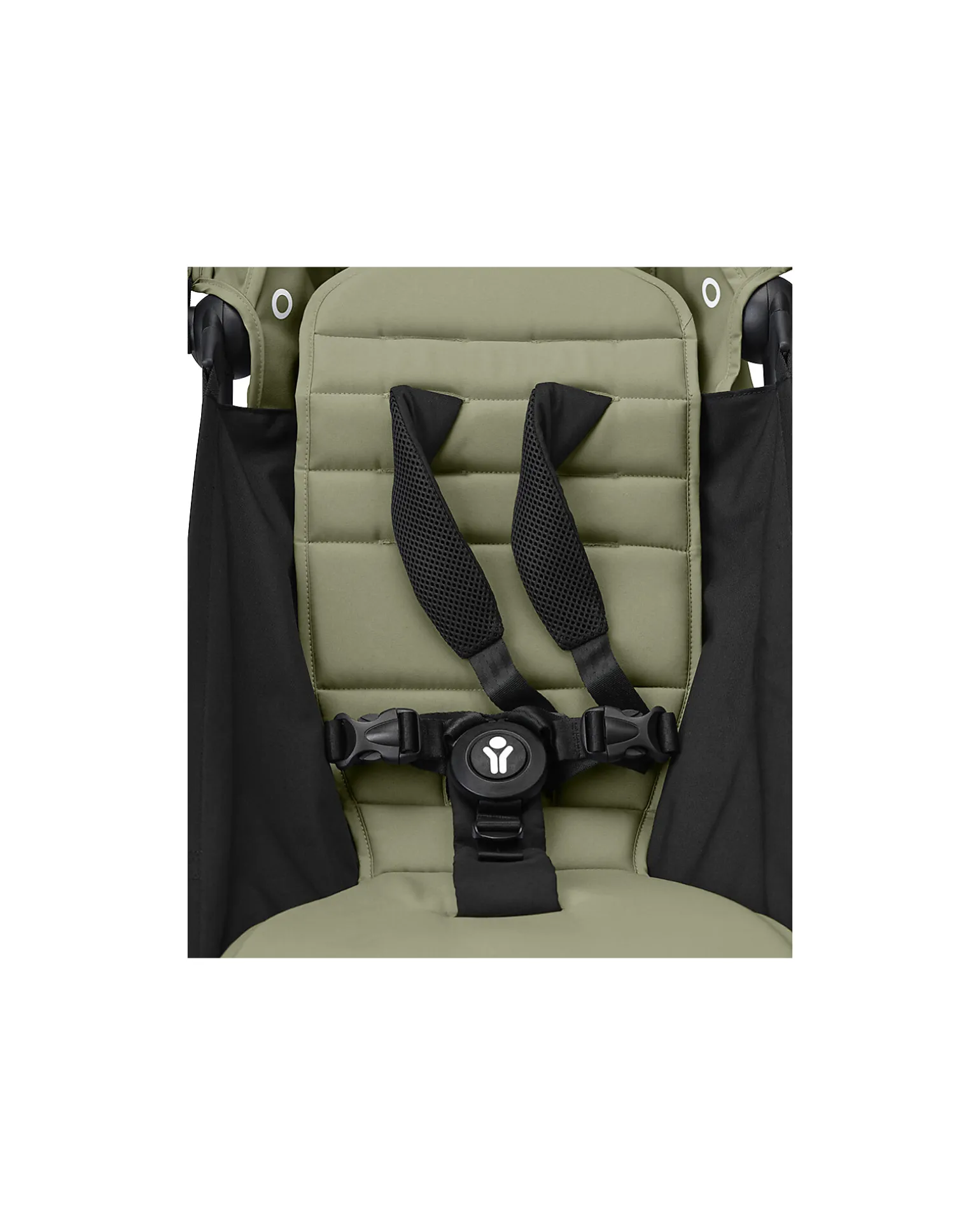 Passeggino YOYO3 Telaio Nero e Seduta Olive - Dai 6 Mesi