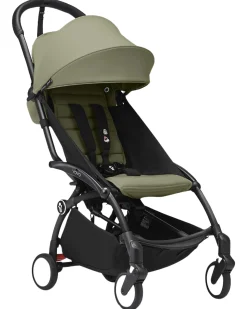 Passeggino YOYO3 Telaio Nero e Seduta Olive - Dai 6 Mesi