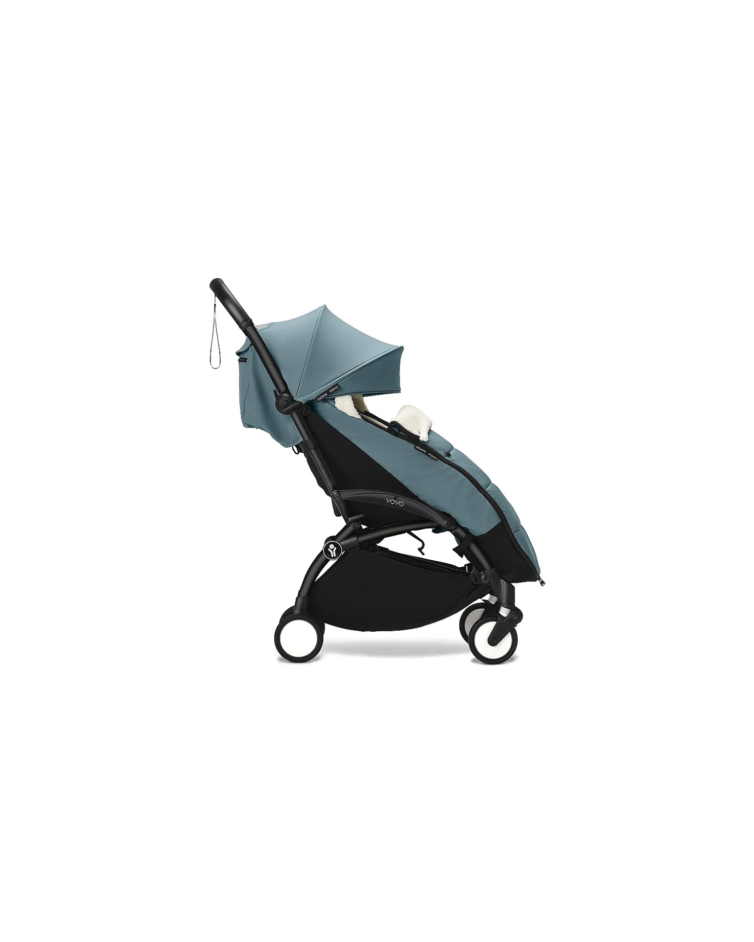Passeggino YOYO3 Telaio Nero e Seduta Aqua - Dai 6 Mesi