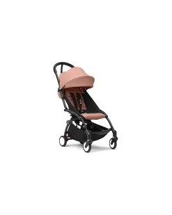 Passeggino YOYO3 Telaio Nero e Seduta Ginger - Dai 6 Mesi