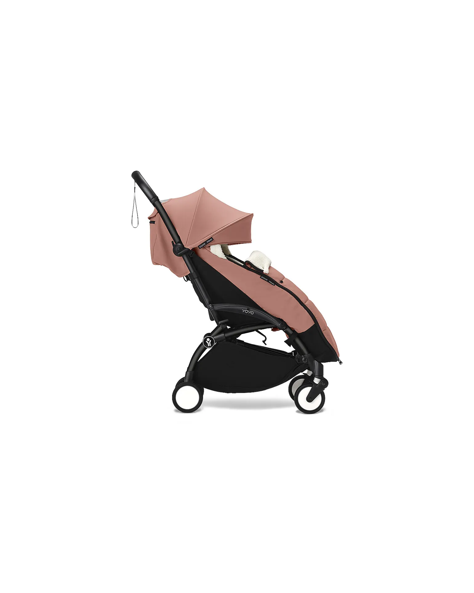 Passeggino YOYO3 Telaio Nero e Seduta Ginger - Dai 6 Mesi
