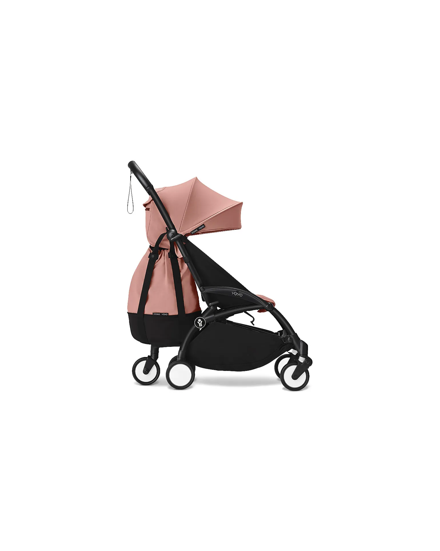Passeggino YOYO3 Telaio Nero e Seduta Ginger - Dai 6 Mesi