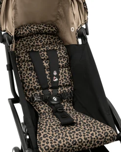 Passeggino YOYO3 Telaio Nero e Seduta Leopard - Dai 6 Mesi