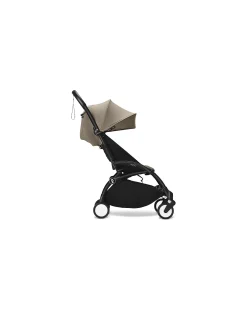 Passeggino YOYO3 Telaio Nero e Seduta Taupe - Dai 6 Mesi