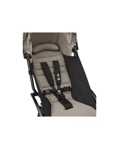 Passeggino YOYO3 Telaio Nero e Seduta Taupe - Dai 6 Mesi