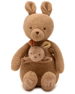 Peluche con Cucciolo Estraibile - Kangaroots - Morbido e Sicuro