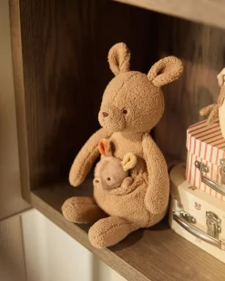 Peluche con Cucciolo Estraibile - Kangaroots - Morbido e Sicuro