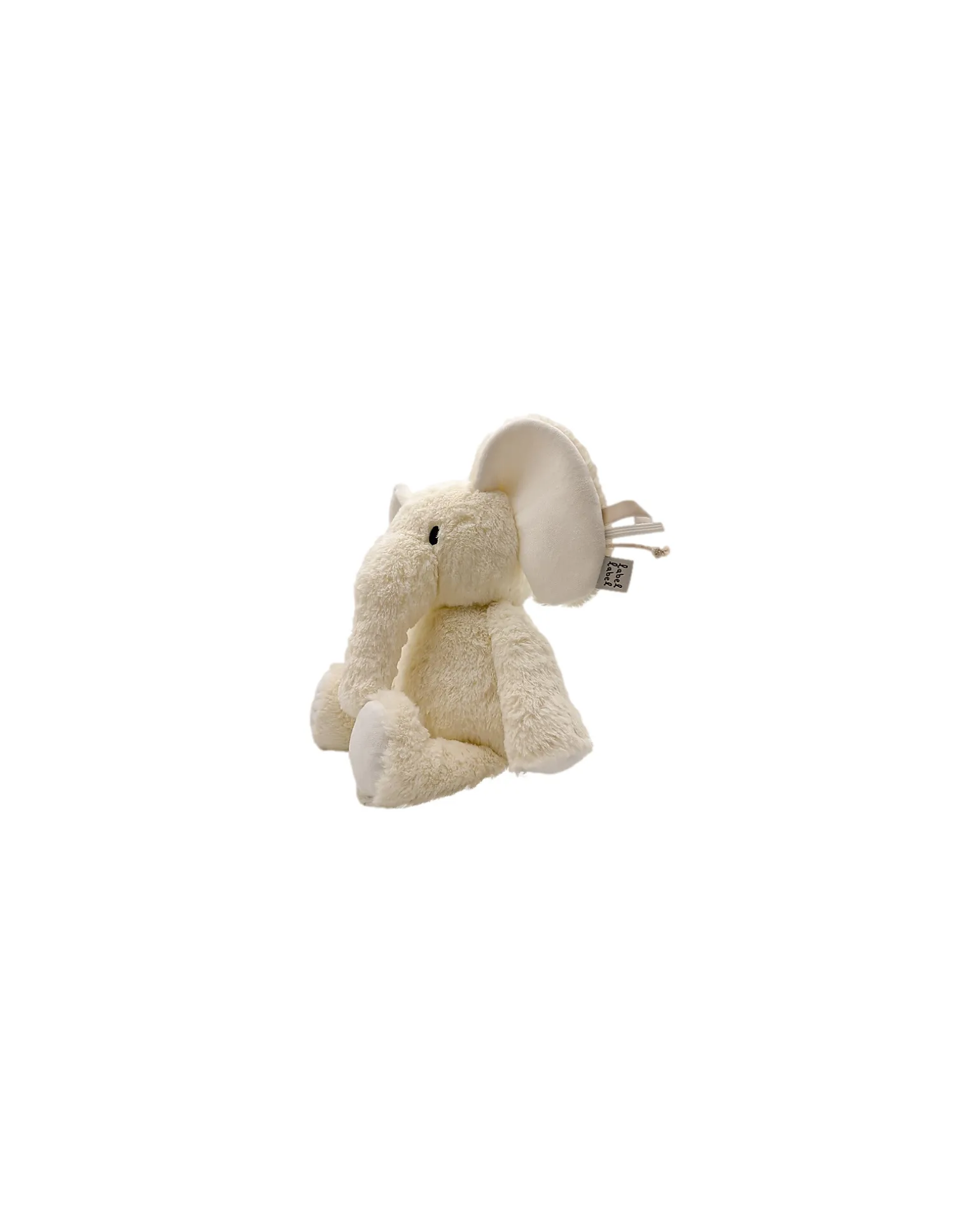 Peluche Elly L'Elefante - Avorio - Grande - 34 cm