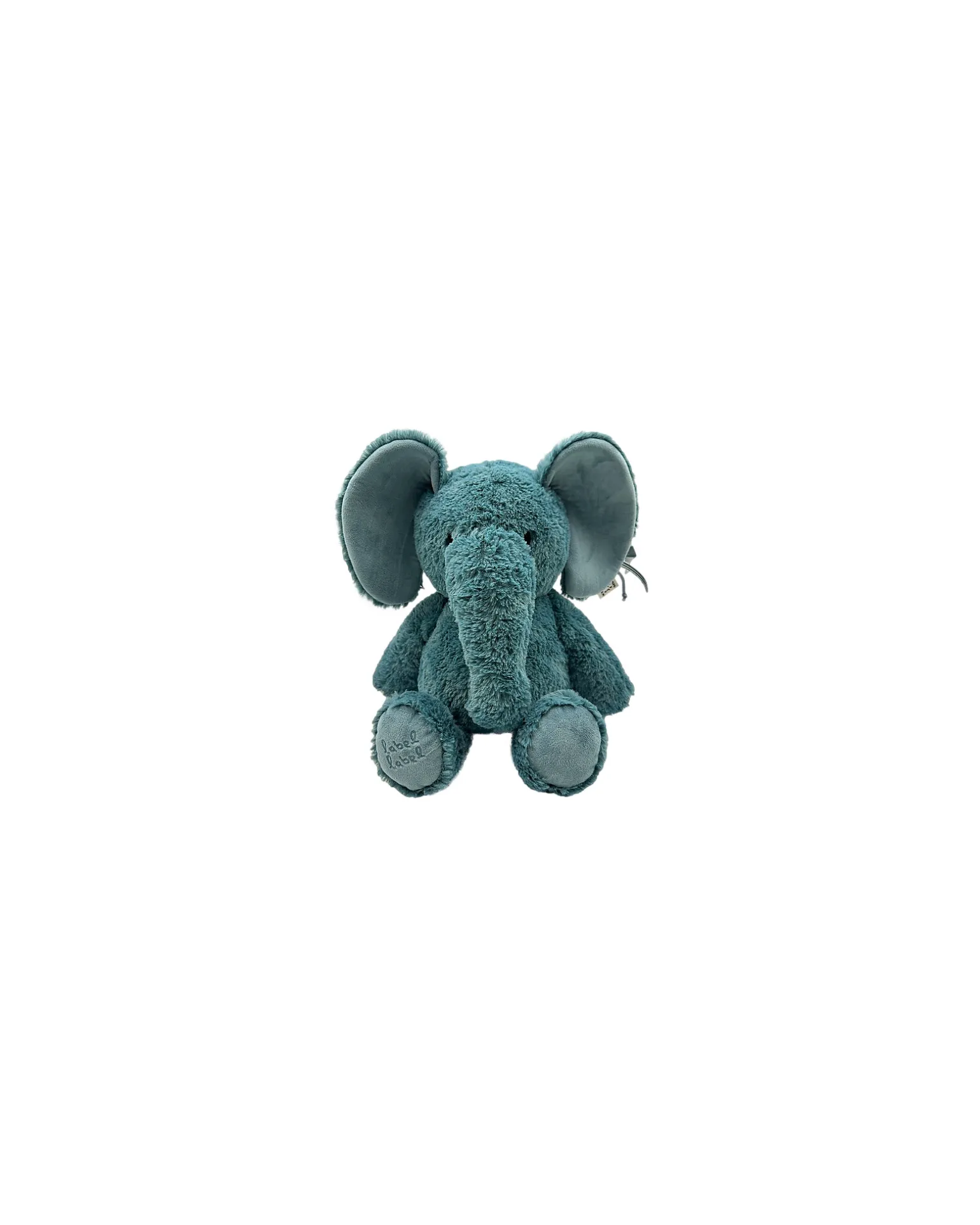 Peluche Elly L'Elefante - Blu - Grande - 34 cm