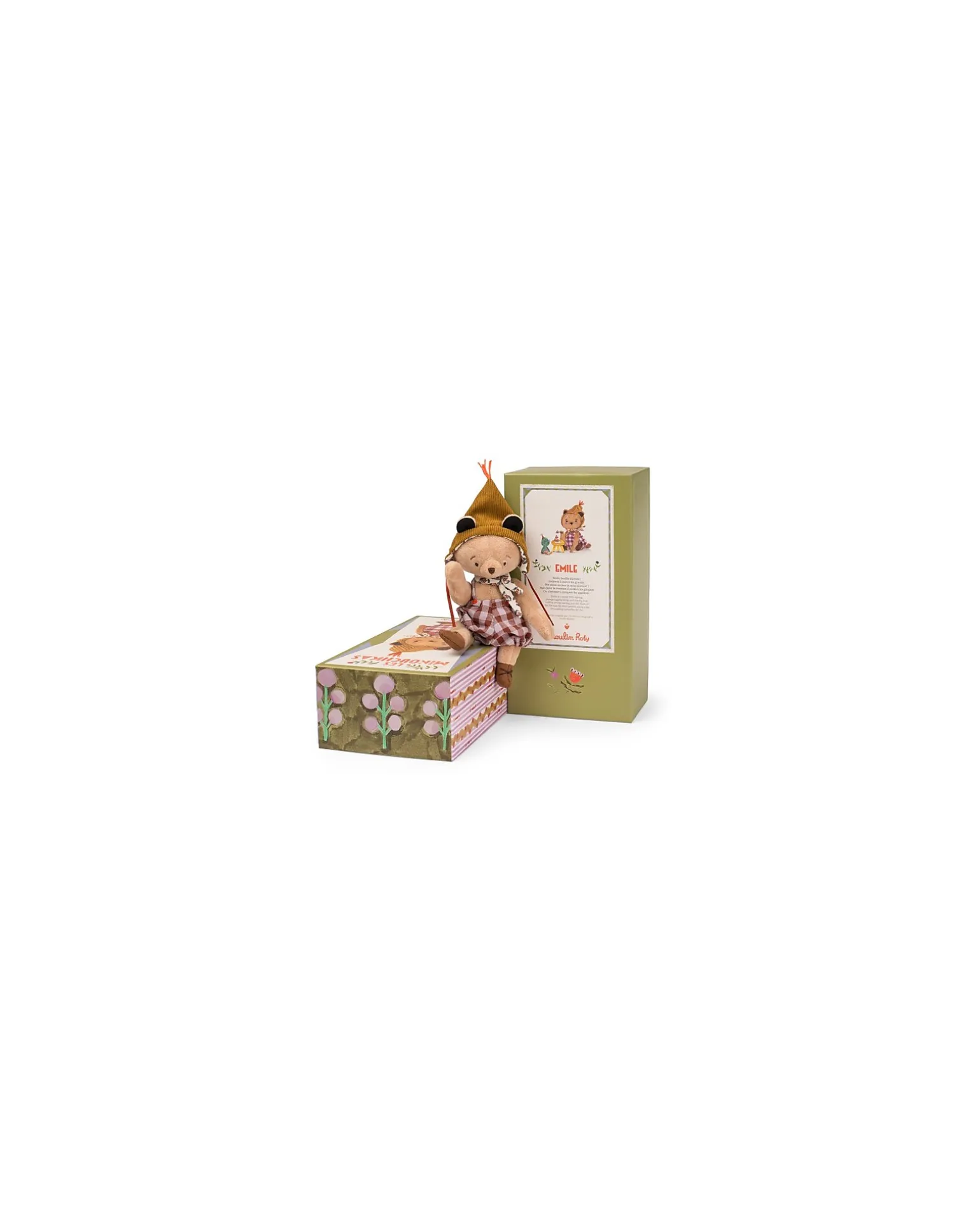Peluche Orsetto Emile - Les Minouchkas - 23 cm - Cotone