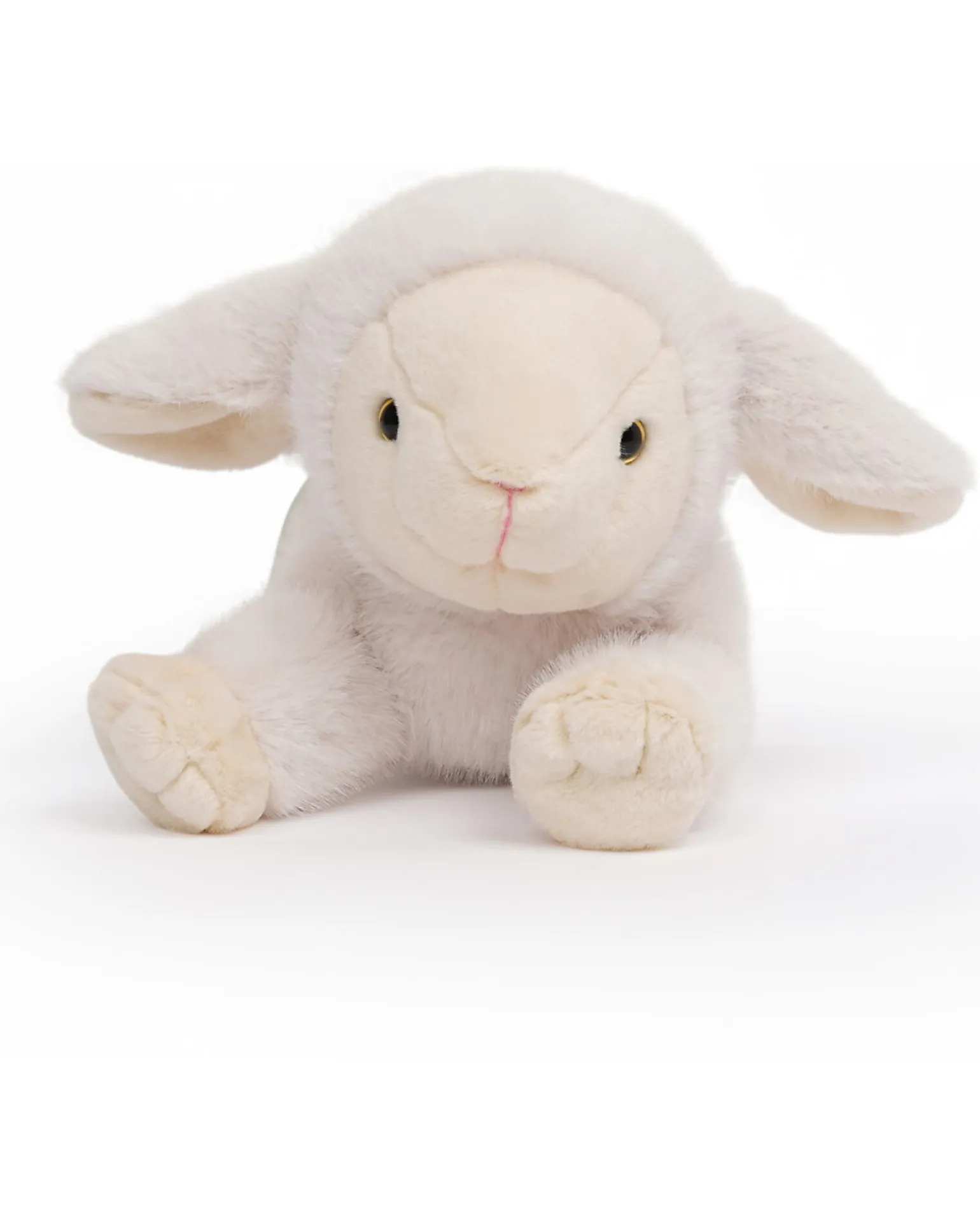 Peluche Ponderato Daisy l'Agnellino - il Peluche che ti Abbraccia - 31 x 16 x 15 cm - 100% Materiali Riciclati
