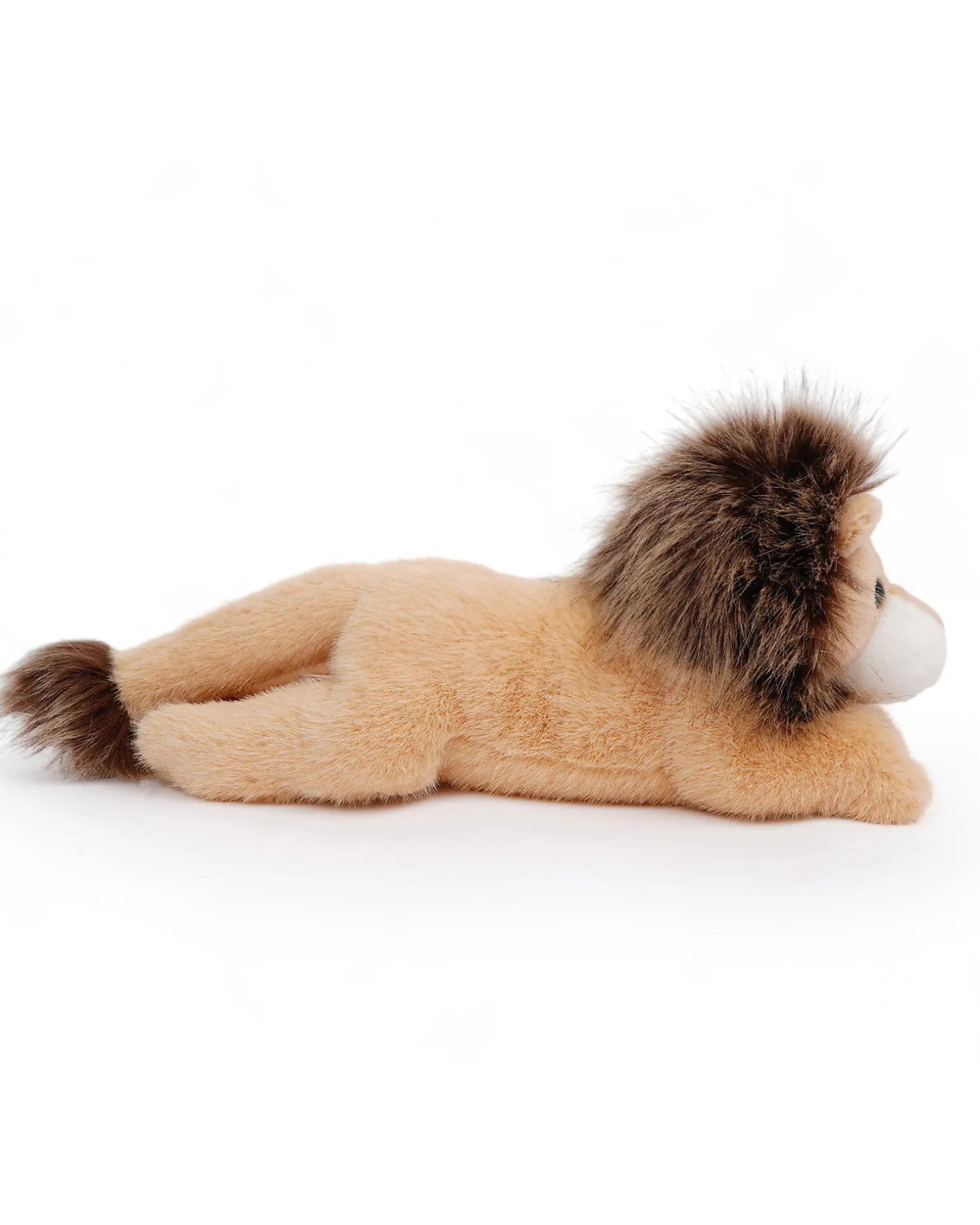 Peluche Ponderato Leonard il Leone - il Peluche che ti Abbraccia - 40 x 13 x 15 cm - 100% Materiali Riciclati